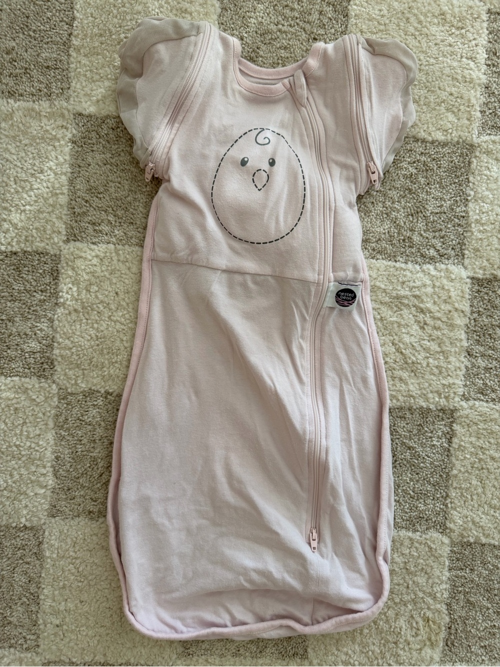 Nested Bean Weighted Sleep Sack | Size 3-6 Months